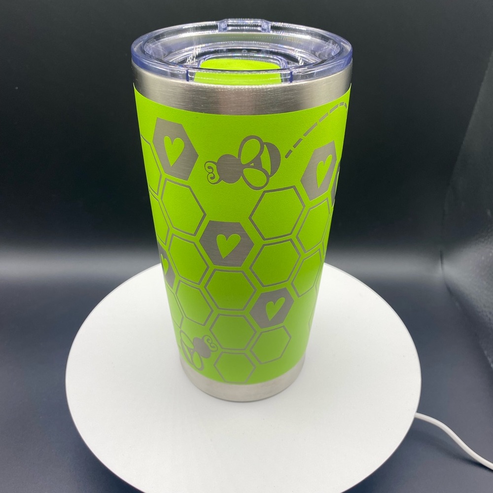 20 oz tumbler! Lime green! Rare color!